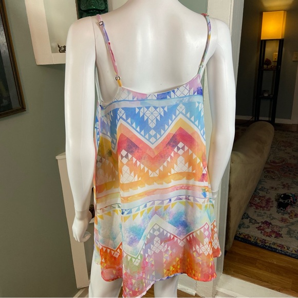 Show Me Your MuMu salvation mountain Southwestern trapeze tunic top blouse xs - Picture 9 of 12